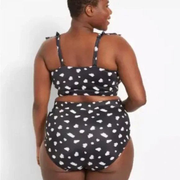 Lane Bryant Cacique Giraffe Dot Swim Brief 24 - Picture 4 of 4